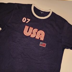 Prospirit Navy USA Graphic Tee